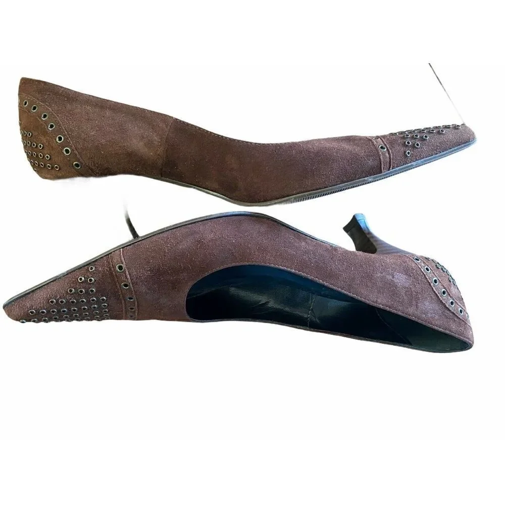 Marco Tozzi Shoes‎ Womens Size 39 Euro 8.5 US Brown Suede Pumps Pointed Toe New